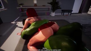 Hulk Smashing Black Widow [4K]