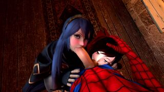 Ruby Rose Lucina and Spider-Man