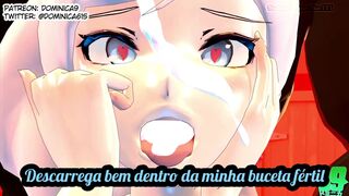 Team RWBY gets Gangbanged by a Group of Grimm PT-BR Traduzido