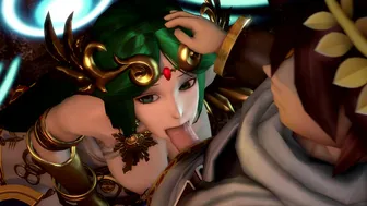 Palutena Sucking off Pit