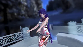 [JUSWE] Raiden Ei Sexy China Dress doing Erotic Dance