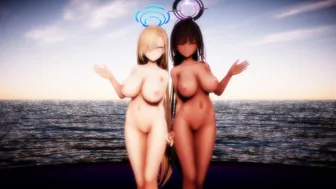 MMD R18 Blue Archive Boing Boing Dance