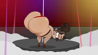 Morag secretly works as a stripper!