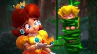 Daisy & Peach Vine Trapped