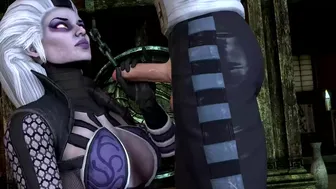 revenant sindel gives johnny a handjob