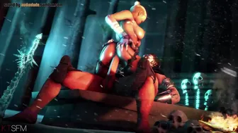 cassie cage trying to impress subzero
