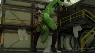 Smashing She Hulk’s She Cock