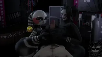 Puppet threesome