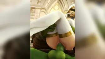 Luna Riding An Hot Orc Dick – Noname55