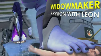 Widowmaker Buttcrush Giantess Animation