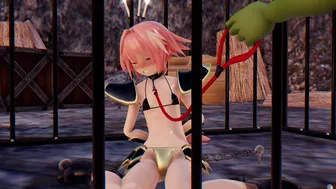 Astolfo captured by goblins and seduced