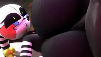 Puppet lying on her side