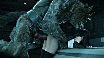 Tifa Lockhart And Werewolf Cloud [Rekin3D][4K]