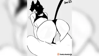 Cat girl (Someone’s OC) – Day 22 (Tunkychunky69)