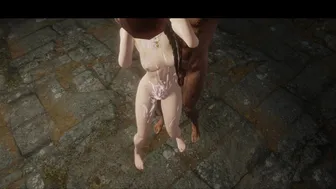 Skyrim Nord Beauty gangbanged hard by army of bandits