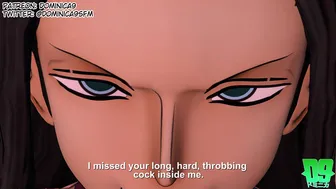 Nami fucks Robin with Huge Futa Cock