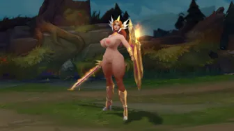 Nude Leona – League of Legends NSFW Custom Skins