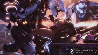Promethean Knight (Halo) Tentacle Penetration