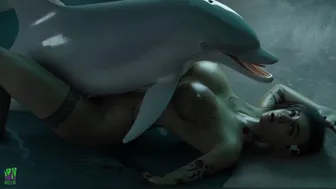 Dolphin fucks Judy in Night City [FULL][BeastlyJoe]