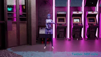 Widowmaker having fun at the Arcade