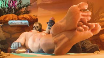 Showing Ghost’s Feet