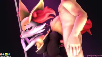 Braixen Gets Fucked At The Nightclub