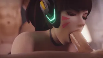 D.Va 60fps HENTAI COMPILATION