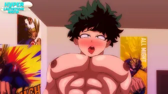 Deku And Fem Kacchan [Hyperlactation]