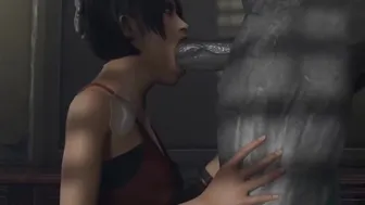 Ada Wong Blowjob X-Ray