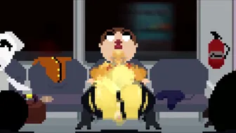 [4K]Isabella Heat On The The Subway