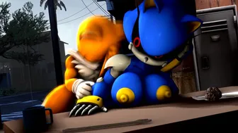 Tails defeating Metal Fem Sonic [thatknowndude]