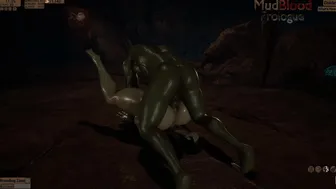 MudBlood Prologue v.0.68.5.1 gameplay clip Goblin-Human Hybrid race