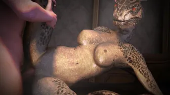 Lusty Argonian Sexed By Human