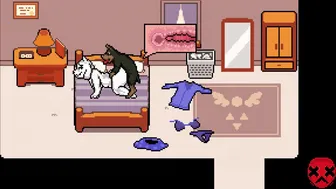 Male Feral Canine Doberman Dog x Toriel [Mayin]