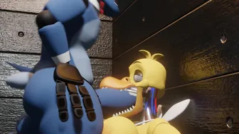 Withered Chica and Bonnie FaceFuck