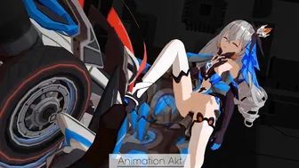 Bronya is forced by her motorcycle 2 – AKT