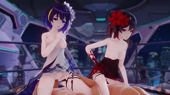 Seele and Veliona get fucked together 1 – AKT