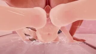 (Lovemax) Shower Sex (genital closeup scene)