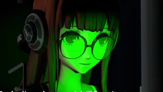 Morgana runs into futaba