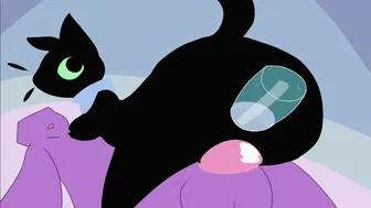 Double cat penetration [Dragonweirdo]