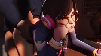 D.Va Called Into They Office [Baron Von Meowsberg]