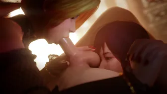 Make love with my wives Helena and Kokoro