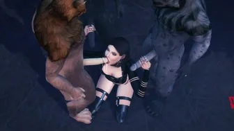 Sims 4 – Vampire Semira gangbanged by half lycans (Kristina Rose)