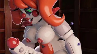 Circus baby’s magic growth Cum