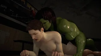 She-Hulk animation (FutaXMale 1080p/60fps)