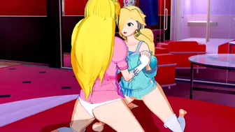 Super Mario – Rosalina X Peach Threesome