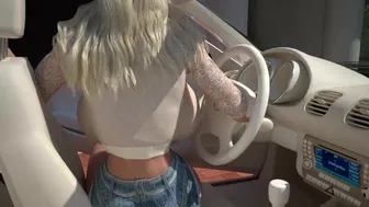 3darlings Babs driving car