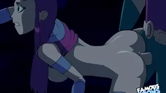 Robin and Starfire