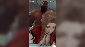 Aerith finally gets some alone time with Barret.(with sound)[RougeNine]