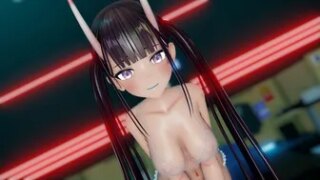 Disco Drop Dance – Noshiro | Azur Lane MMD R-18 R18